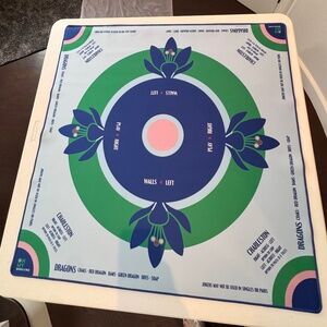 Oh My Mahjong "Preppy Soiree" neoprene mat.